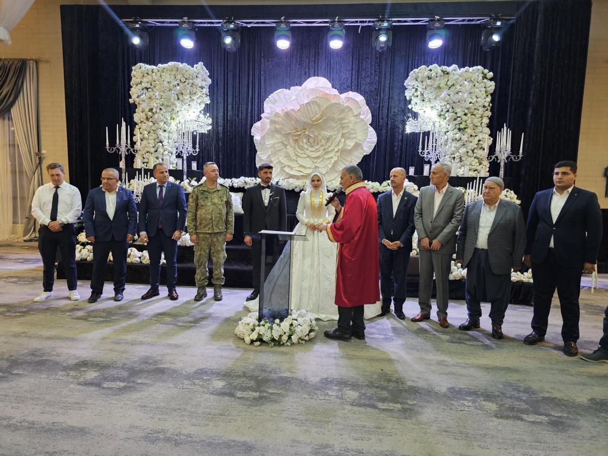 Şanlıurfa'da Şehit Kardeşinin Nikahında Yoğun ilgi.