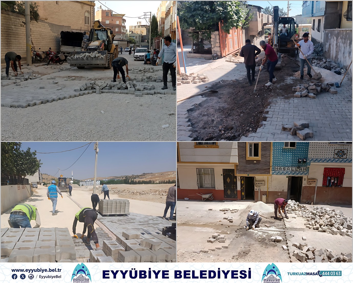 Eyyübiye Belediyesi’nden Hummalı Üstyapı Atağı