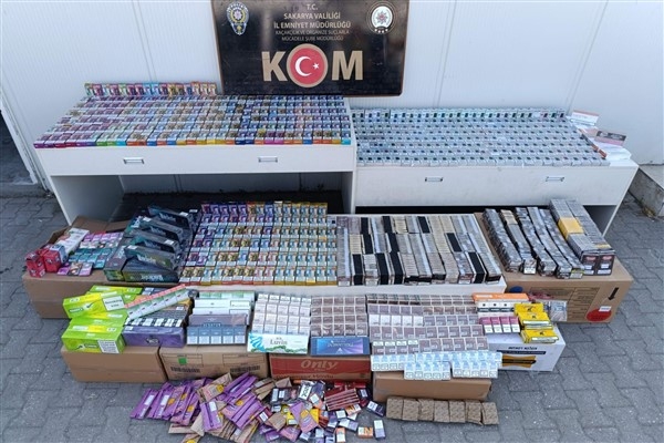 Sakarya'da kaçakçılı operasyonu