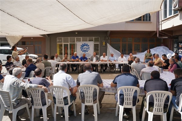 Başkan Aydın, sanayi esnafı ve esnaf temsilcileriyle buluştu