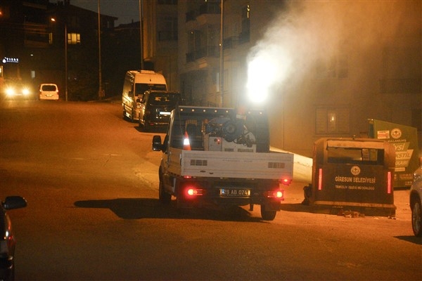 Giresun Belediyesi ilaçlama çalışmarına devam ediyor