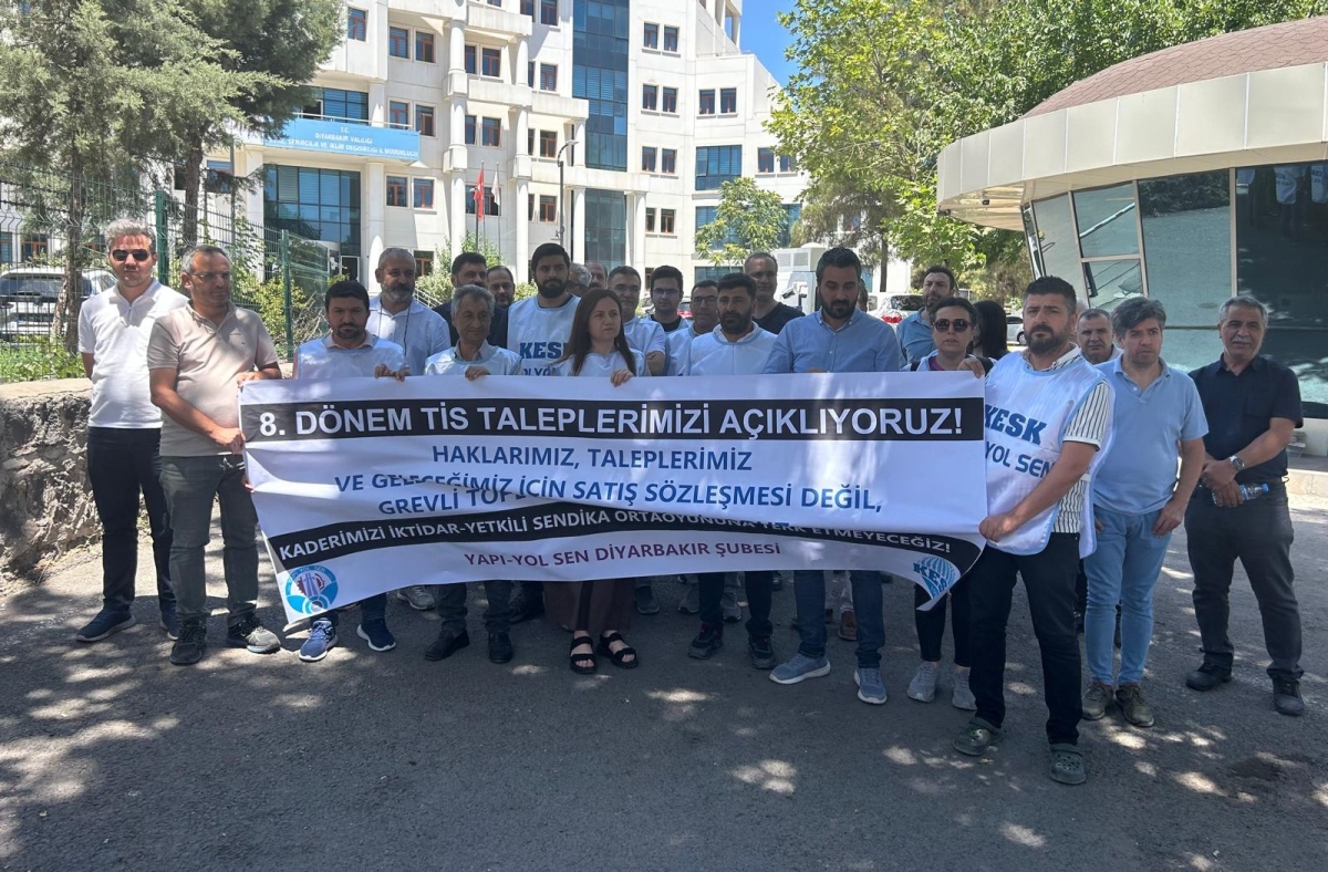 Yapı - Yol Sen 8. dönem toplu sözleşme görüşmeleri öncesi taleplerini açıkladı
