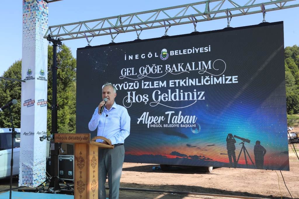 İnegöl Belediyesi'nden “Gel Göğe Bakalım” etkinliği