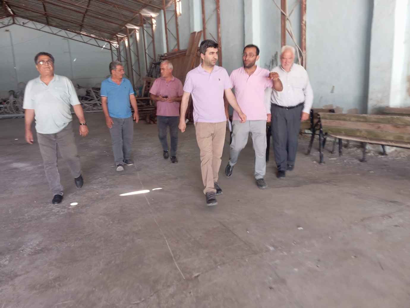 Eşbaşkan Müslüm Baran’dan Belediye Garajına Denetim Ziyareti