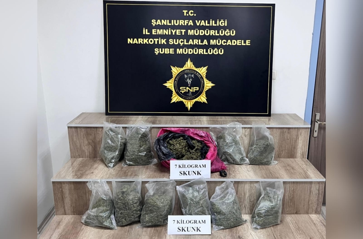 Şanlıurfa Emniyeti’nden Siverek’te başarılı “Skunk” operasyonu