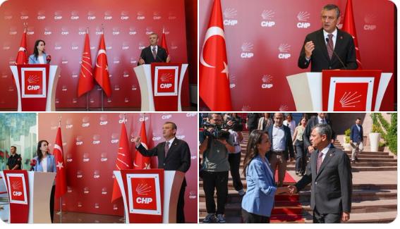 Özgür Özel ve Tülay Hatimoğulları’ndan Ortak Basın Açıklaması