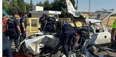 Uşak'ta Feci Kaza: Baba ve Kızı Hayatını Kaybetti