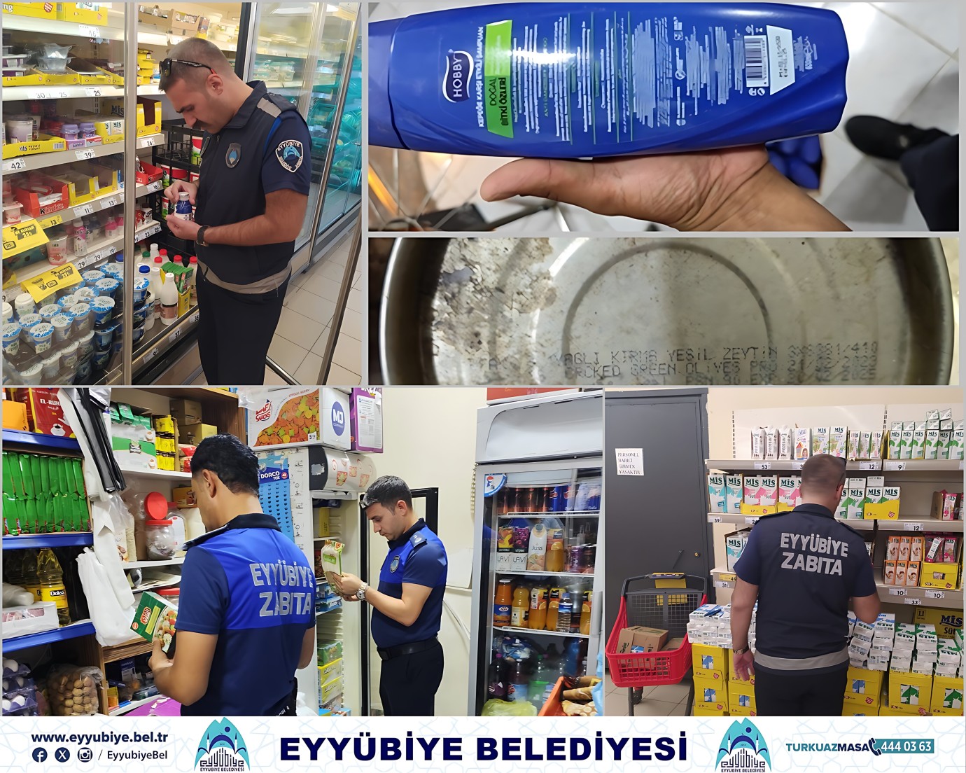 Eyyübiye’de Tarihi Geçmiş Ürünlere Zabıta Müdahalesi