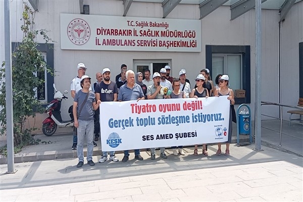 Diyarbakır’da SES’ten toplu sözleşme süreci öncesi basın açıklaması yapıldı