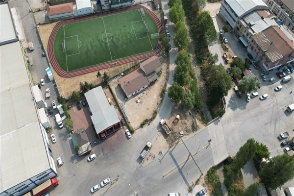 İnegöl Belediyesi, Ağaç İşleri Sanayi Bölgesi'nde çalışma başlattı