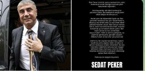 Sedat Peker'den İsmi Üzerinden Yapılan Tehdit Haberlerine Sert Tepki