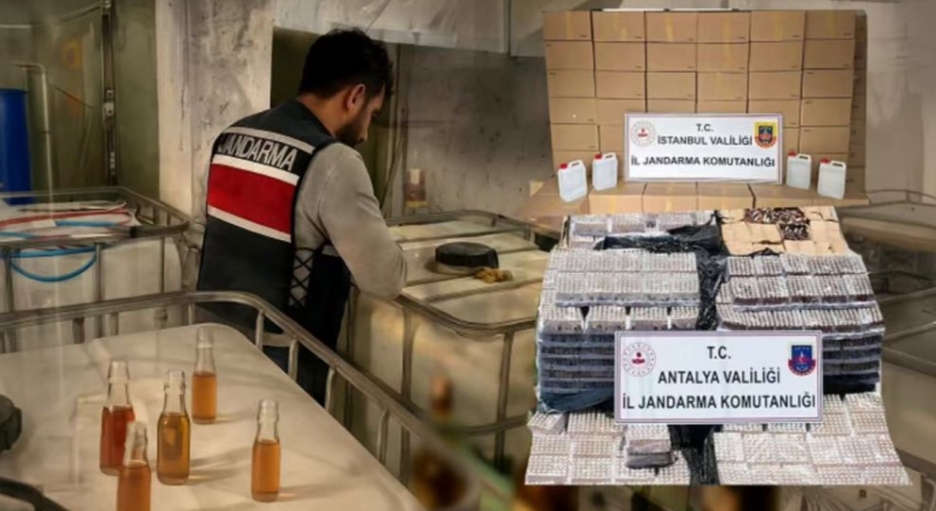 81 İlde Jandarmadan Sahte Alkol Operasyonu: 121 Şüpheli Yakalandı