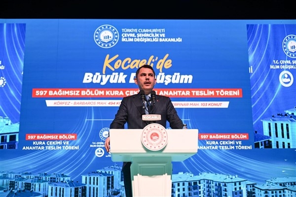 Bakan Kurum: Deprem bölgesinin her bir bölgesinde devlet çalışmış, millet kazanmıştır