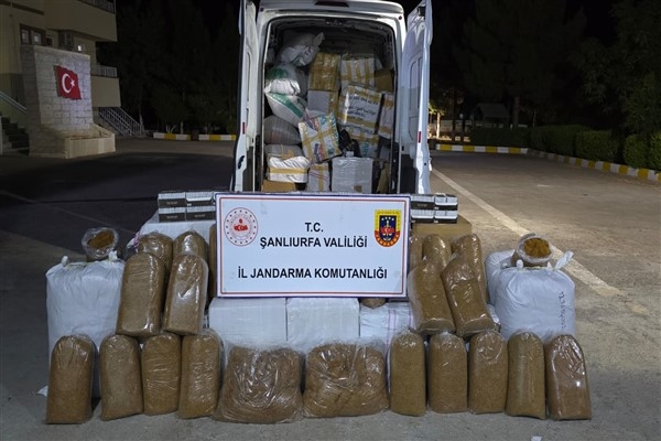 Şanlıurfa'da tütün ve alkol kaçakçılarına yönelik çalışma gerçekleştirildi