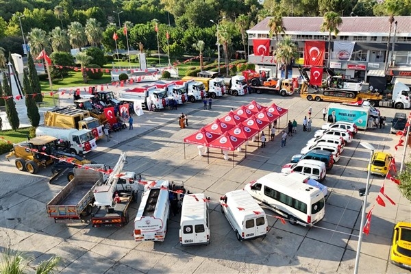 Dalaman'da yeni hizmet araçları tanıtıldı