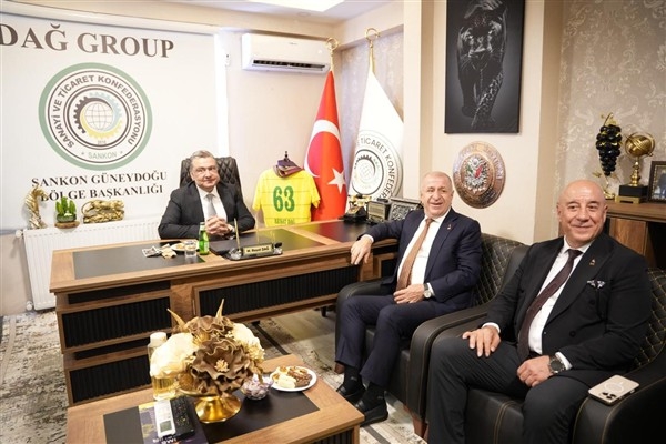 Özdağ'dan Sanayi ve Ticaret Konfederasyonu Güneydoğu Bölge Başkanlığı’na ziyaret
