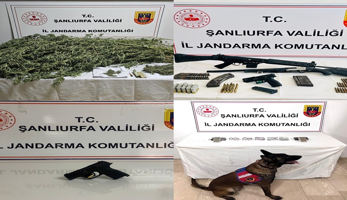 Bozova’da Silah Operasyonu: Piyade Tüfeği ve Tabancalar Ele Geçirildi