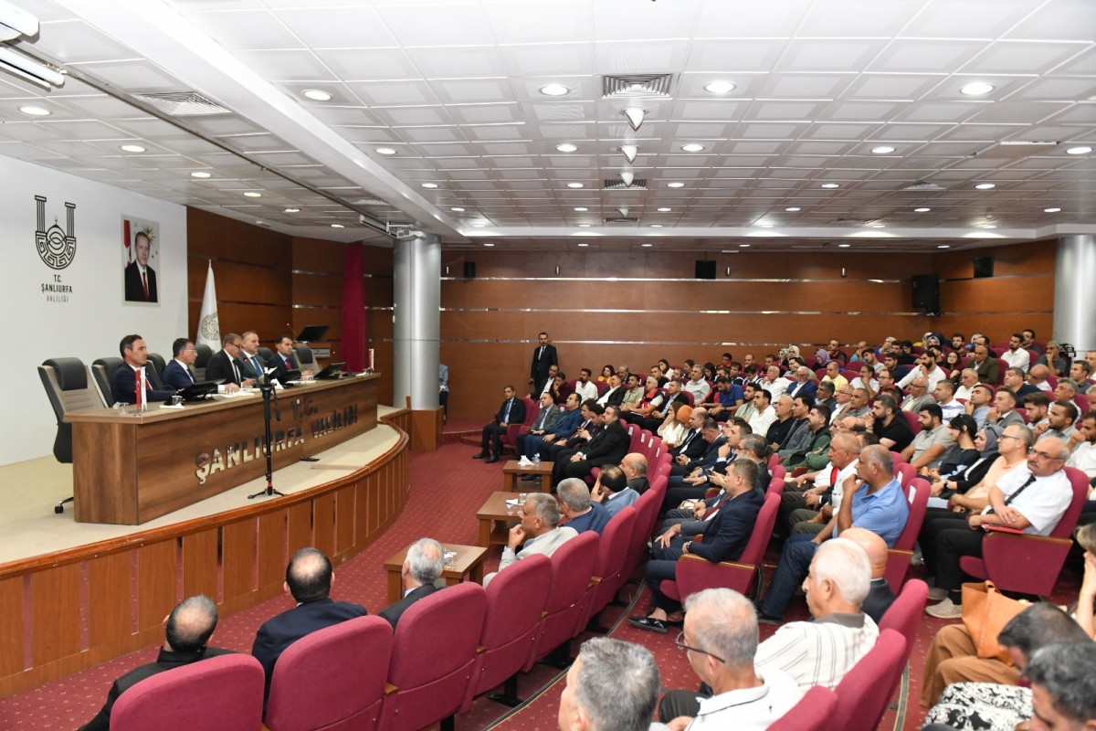URFA’DA FISTIK VE PAMUK İÇİN EYLEM PLANI BELİRLENDİ