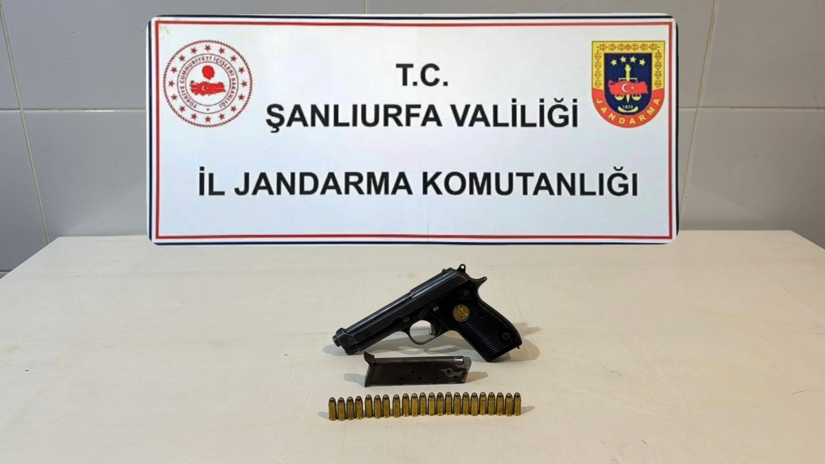 Suruç’ta Ruhsatsız Tabanca Operasyonu: 1 Tabanca ve 22 Fişek Ele Geçirildi