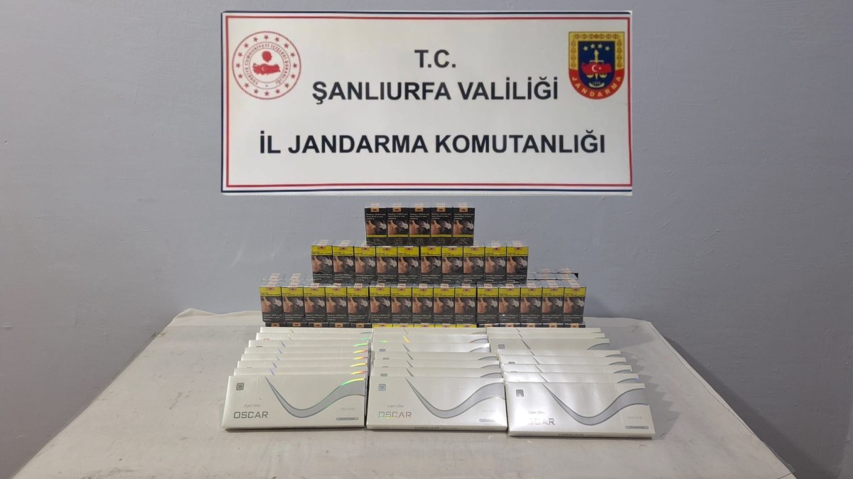 Şanlıurfa’da Jandarmadan Kaçak Tütün ve Alkol Operasyonu