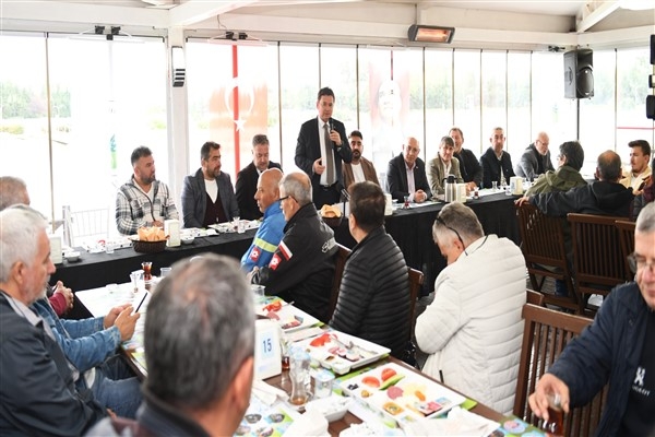 Başkan Aydın, amatör spor kulüplerinin başkanlarıyla bir araya geldi