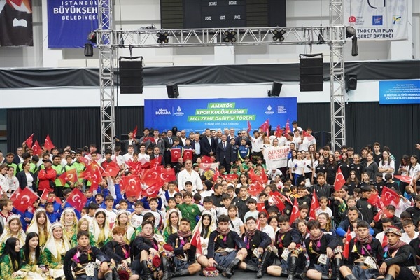 İBB’den amatör spor kulüplerine 100 milyon liralık malzeme desteği