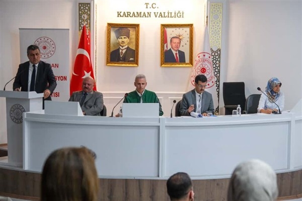 Karaman'da yatırımların değerlendirildiği İl Koordinasyon Kurulu toplandı