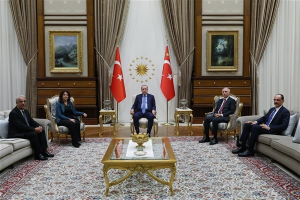 Cumhurbaşkanı Erdoğan, DEM Parti heyeti ile görüştü