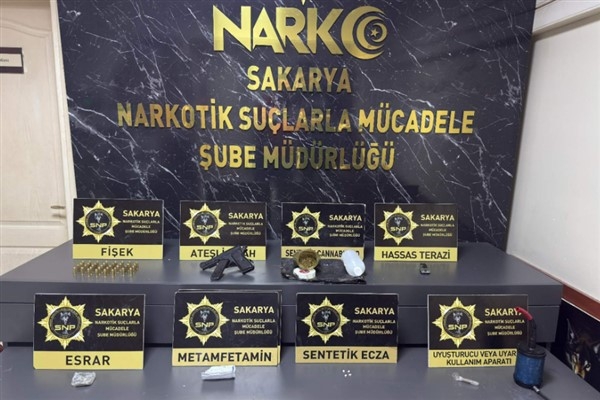 Sakarya’da uyuşturucu operasyonu