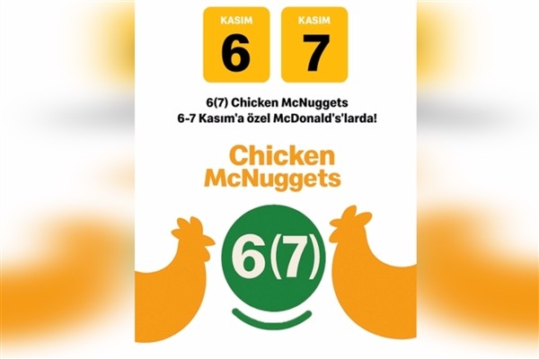 “67” akımı artık McDonald’s menüsünde