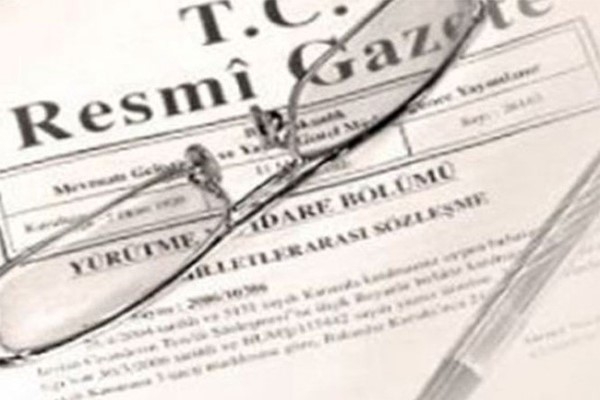 Resmi Gazete başlıkları