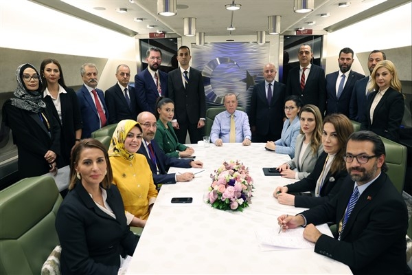 Cumhurbaşkanı Erdoğan, Azerbaycan dönüşünde değerlendirmelerde bulundu