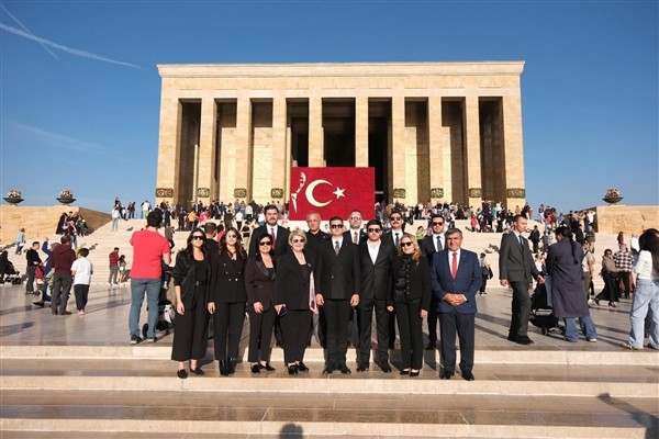 Bodrum Belediyesi heyeti Anıtkabir'i ziyaret etti