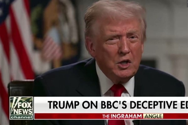 Trump, BBC'ye konuşma düzenlemesi nedeniyle dava açma &Prime;yükümlülüğü&Prime; olduğunu söyledi