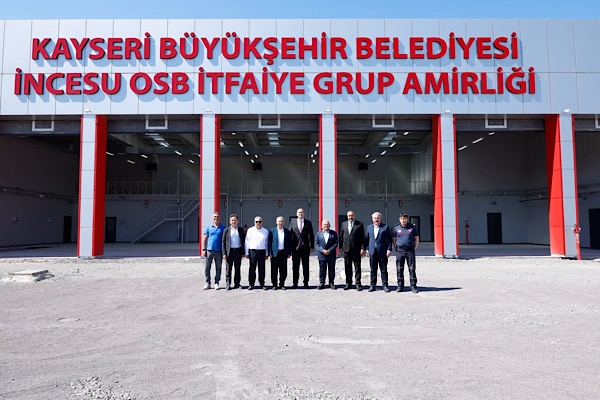 İncesu OSB’de yeni itfaiye binası tamamlandı