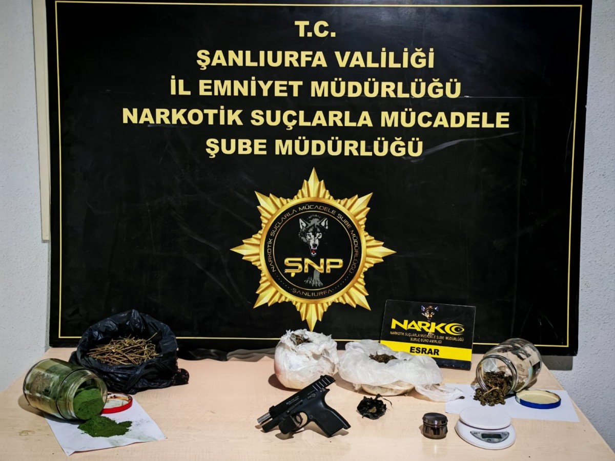 Şanlıurfa’da Narkotik Operasyonu: Uyuşturucu