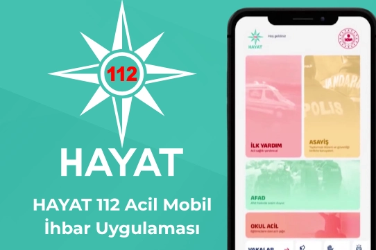 HAYAT 112 Uygulamasına Yoğun İlgi: 1 Ayda 600 Bini Aştı