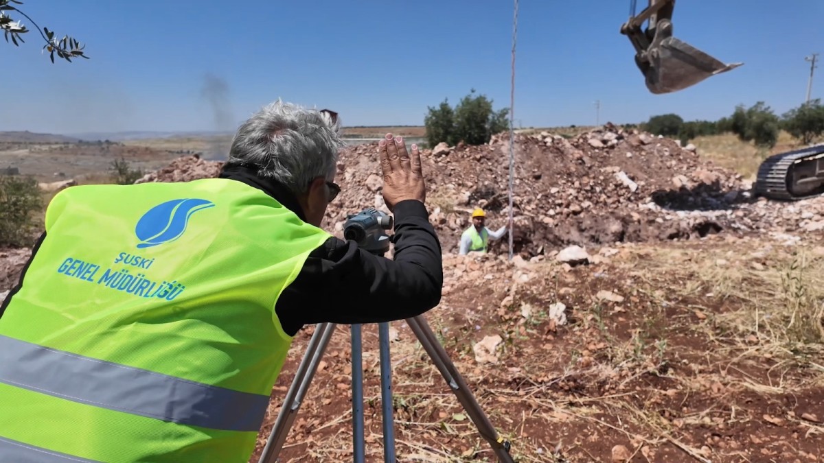 ŞUSKİ, Halfeti'de Altyapı Çalışmalarını Aralıksız Sürdürüyor