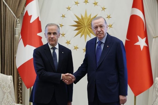 Cumhurbaşkanı Erdoğan, Kanada Başbakanı Carney ile görüştü