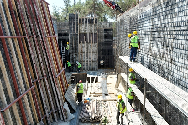 Osmangazi'de 10 bin metreküplük yeni su deposu inşa ediliyor