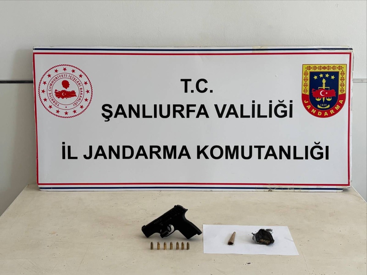 Suruç'ta Jandarmadan Operasyon: Uyuşturucu ve Ruhsatsız Silah Ele Geçirildi