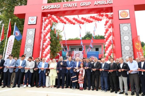 Çarşıbaşı’na modern itfaiye hizmet binası kazandırıldı