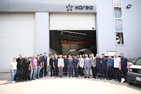 Kocaeli Valisi Aktaş, KAREA üretim tesisini ziyaret etti
