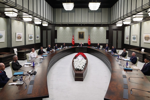 Cumhurbaşkanı Erdoğan başkanlığında Yüksek Askeri Şura toplandı
