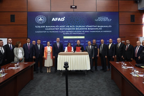  Gaziantep'te Deprem Müzesi ve Afet Farkındalık Merkezi için iş birliği protokolü