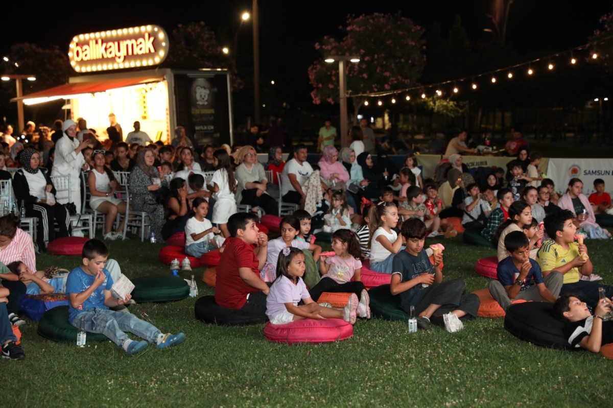 Samsun’da &Prime;Açık Hava Sinema Geceleri&Prime; başladı