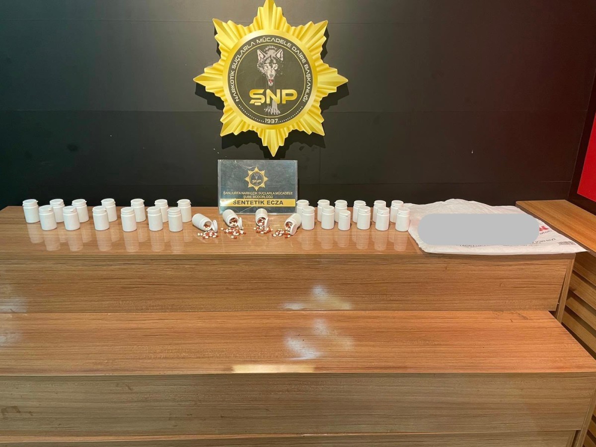 Şanlıurfa’da Sentetik Ecza Operasyonu: 1 Şüpheli Tutuklandı