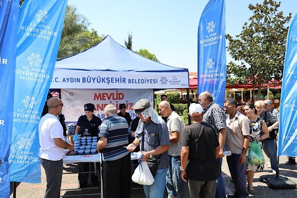 Aydın’da Mevlid Kandili dolayısıyla hayır gerçekleştirildi
