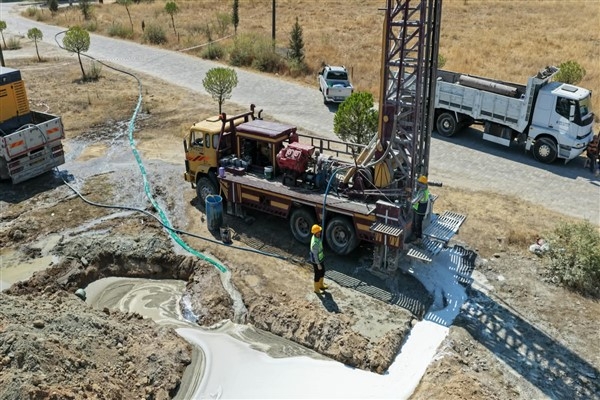 Aydın’da yeni su kaynakları için sondaj çalışmaları sürüyor