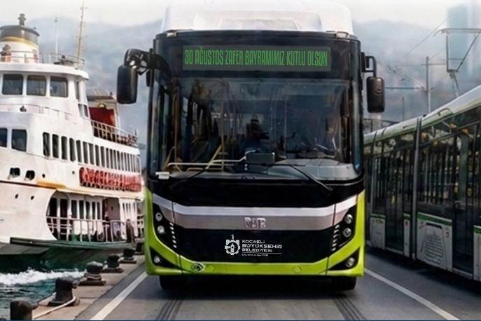 Kocaeli’de 30 Ağustos’ta Toplu Ulaşım Ücretsiz